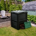 thumbnail image 2 of Gymax 80 Gallon Compost Bin Garden Waste Container Grass Food Trash Barrel Fertilizer, 2 of 10