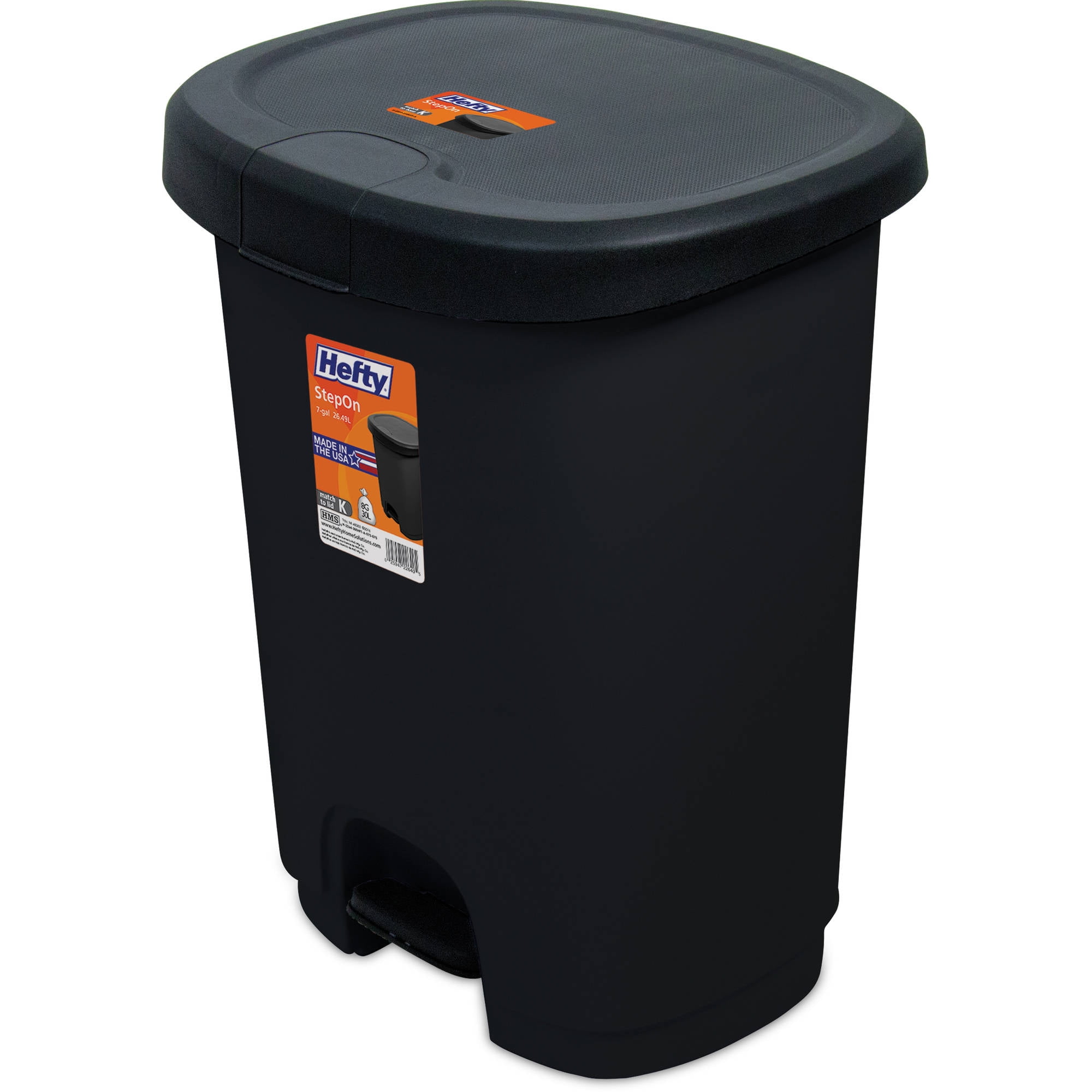 Hefty 7 Gallon Step On Trash Can