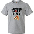 thumbnail image 3 of Inktastic All I Want is More Pizza Youth T-Shirt, 3 of 5
