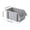 Gray, variant on Stackable Plastic Storage Bins with Handles, Open Front Organizer Boxes for Garage Workshop Pantry, Versatile Home Storage Containers for Hardware Parts Tools Household Supplies