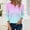 Pink, variant on ZJXFGS 3/4 Length Sleeve Womens, Tops Tops for Women Trendy Summer, Women's Long Sleeve T Shirt Round Neck Casual Tops, Business Casual Tops for Women Pink L