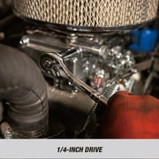Hyper Tough 11-Piece 1/4-in mm, Deep Drive Socket Set