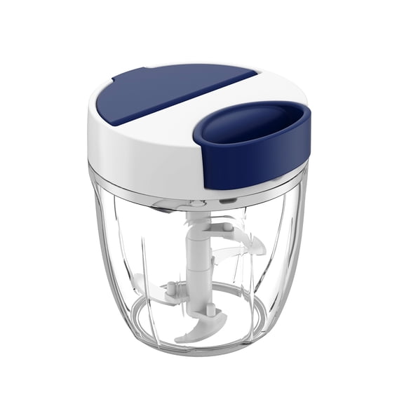 SharpChef 31 oz Hand-Pulled Vegetable Chopper – Manual Food Chopper with Sharp Stainless Steel Blades, Easy to Use, Ideal for Onions, Garlic, Herbs