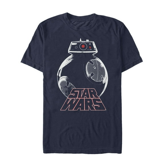 Men's Star Wars The Last Jedi Droid  Graphic Tee Navy Blue Small