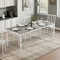 thumbnail image 3 of Rectangular Dining Table for 6, 71 Inch Rustic Farmhouse Kitchen Table with Large Tabletop, Long Wooden Dining Room Table with Heavy Duty Legs, Dinette and Dinner Desk for Party, Big Family, 3 of 7