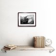 thumbnail image 2 of Vintage Photo Steam Train Black White Engine Artwork Framed Wall Art Print 9X7 Inch, 2 of 5