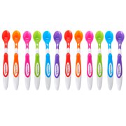 Angle View: Munchkin Soft-Tip Infant Spoons, BPA-Free, Multi-Color, 12 Pack