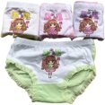 thumbnail image 1 of Calzoncillos de algodón fino para niñas, ropa interior con estampado bonito, bragas transpirables suaves y saludables, bóxer de talla 3 a 10T, 4 unidades por lote, 1 of 4