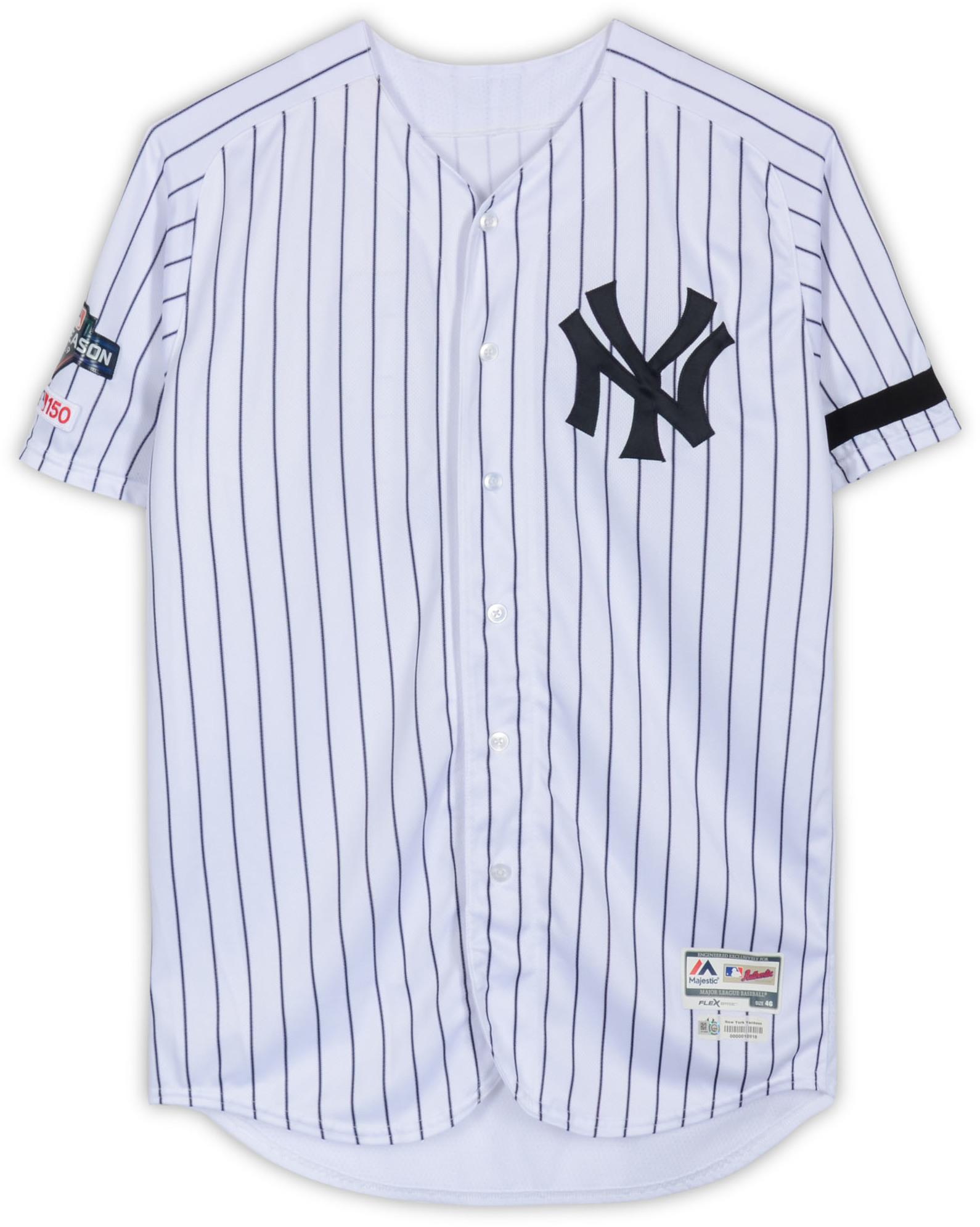 2018 New York Yankees Tommy Kahnle #48 Game Used White Jersey 48 DP29573