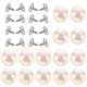 thumbnail image 3 of 50 Uds. Botones de perlas delicados botones de perlas DIY sin botones para coser ropa botones de perlas, 3 of 6