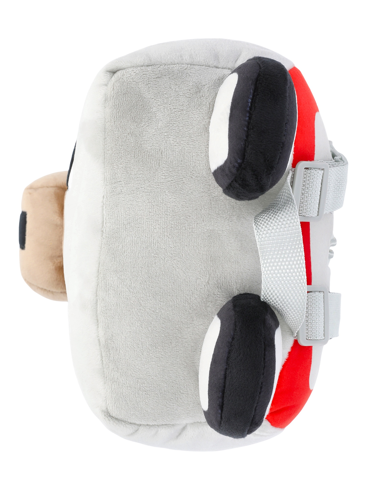 Minecraft Boys Wolf Plush Backpack, 12.5" Grey