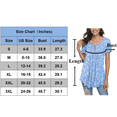 thumbnail image 4 of YVH Women's Summer Short Sleeve Tunic Tops Fit Pleated Blouses, 4 of 4