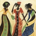 thumbnail image 2 of Tava Studios 20x20 Black Ornate Wood Framed with Double Matting Museum Art Print Titled - Women of Marrakesh II, 2 of 4
