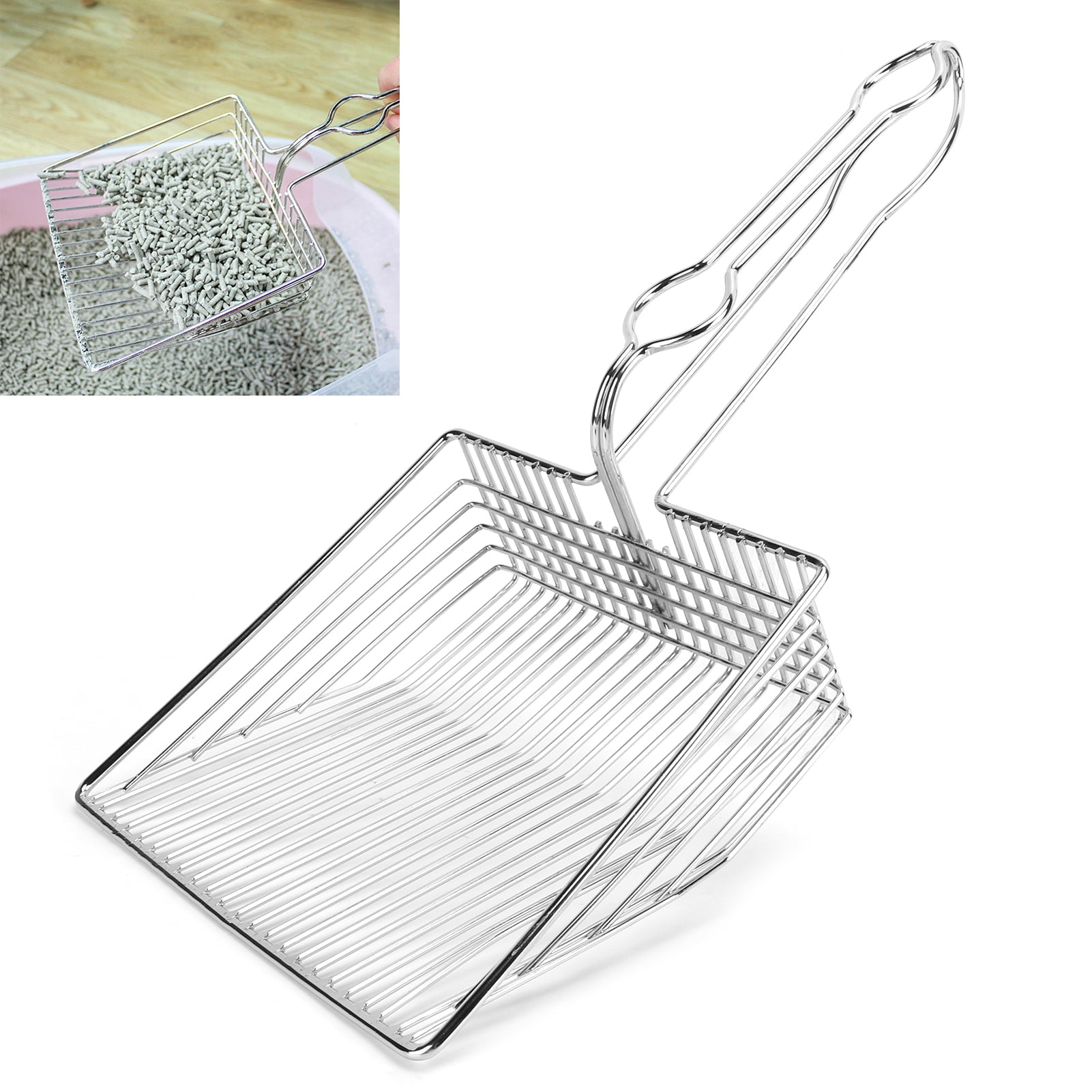  FIRSAL Small Mesh Stainless Steel Cat Litter Scoop