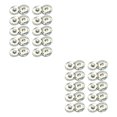 thumbnail image 1 of Guardurnaity 10 juegos de botones de presión de costura confiables, todos los proyectos de costura, la hebilla de resorte se sujeta, chapado liso, chapado en blanco 2Conjunto, 1 of 6
