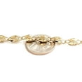 thumbnail image 4 of 14K yellow gold 4.5mm Turkish bracelet gift fine jewelry 8" diamond cut 10.5g, 4 of 12