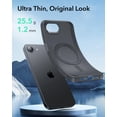 thumbnail image 3 of Funda ESR HaloLock Zero Clear para iPhone 16e, color negro esmerilado, 3 of 7