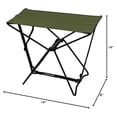 thumbnail image 3 of Lightweight Folding Camping Stool: Portable Aluminum Chair for Outdoor Fun!, 3 of 8