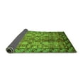 thumbnail image 2 of Ahgly Company Indoor Square Oriental Green Industrial Area Rugs, 6' Square, 2 of 4