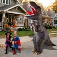 thumbnail image 6 of Magotan Inflatable Dinosaur Costume for Adults,Halloween Dinosaur Costumes Inflatable Costume Funny Blow Up Full Body T-Rex Fancy Dress Jumpsuit for Halloween,Black, 6 of 8
