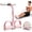 Pink, variant on Pedal Resistance Band with Handle, Upgraded 6 Tube Tension System, Durable & Stable for Strength Training, Ideal for Home Workout Gym Exercise