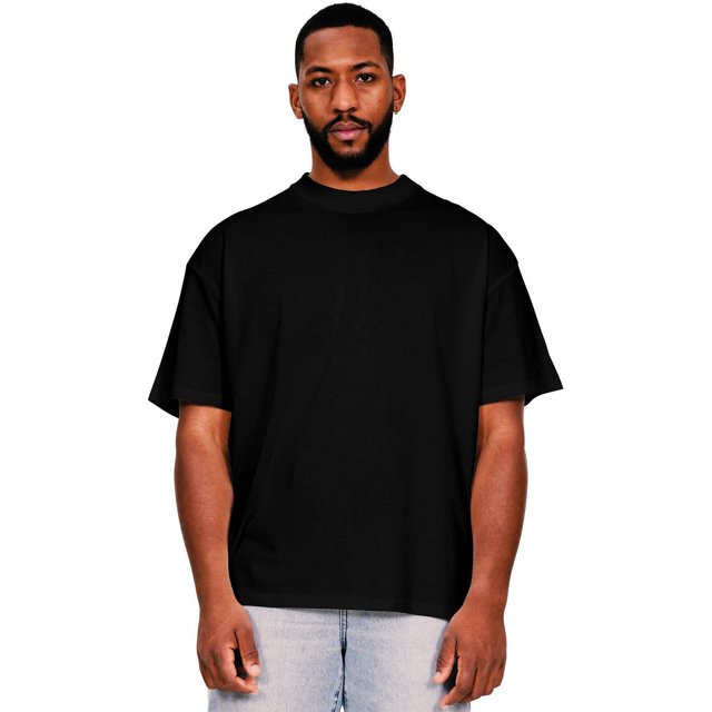 Casual Classics - Camiseta de Algodón Ringspun para Hombre (Negro)