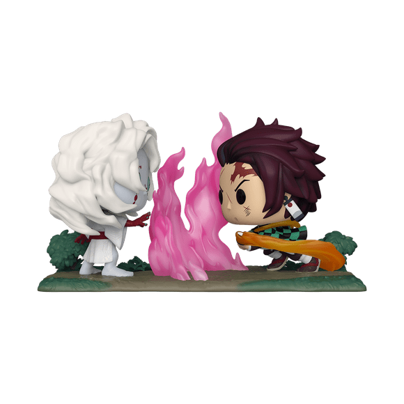 demon slayer tanjiro vs rui funko