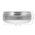 thumbnail image 2 of unbranded De Aluminio Redondo Plateado Para Guardar Bálsamos Velas Y Muestras, 2 of 7