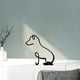 thumbnail image 5 of Escultura artística, estatua, diseño simple, abstracta, perro, figura geométrica, decoración animal. El 116x102cm, 5 of 7