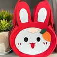 thumbnail image 2 of Utoimkio Easter Gift Tote Bags Easter Bunny Baskets for Kids,Easter Goodie Treat Eggs Bags with Handles for Easter Kids Party Favors and Egg Hunt, 2 of 5