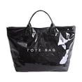 thumbnail image 1 of Bolsa de playa impermeable de gran capacidad, bolso de fin de semana reutilizable para ir a la oficina. Negro, 1 of 9