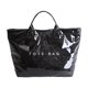 thumbnail image 1 of Bolsa de playa impermeable, elegante y reutilizable, para mujer, ideal para gimnasio, picnic, uso diario en la oficina. Negro, 1 of 9