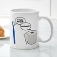 thumbnail image 3 of CafePress - I Hate My Job - 11 oz Ceramic Mug - Novelty Coffee Tea Cup, 3 of 4
