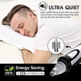 thumbnail image 3 of Ear and Nose Hair Trimmer Clipper - Professional Painless Eyebrow & Facial Hair Trimmer for Men Women, Battery-Operated Trimmer with IPX7 Waterproof, Dual Edge Blades for Easy Cleansing Black, 3 of 6