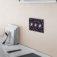 thumbnail image 5 of Yayeee Toggle Light Switch Wall Plate 3-Gang 6.37"x4.48" Decorative Outlet Cover, Red Starry Pattern, 5 of 7