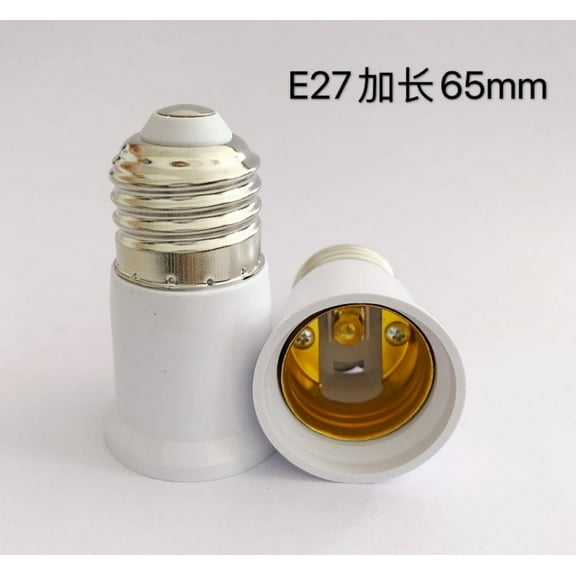 Oraceous 2pcs Lamp Bulb Socket Extension E27 Socket Extension Adapter Light Adapter E27 Lamp Socket Extender Holder for Lighting Accessories