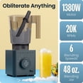 thumbnail image 3 of Open Box Chefman Obliterator Ice-Crushing Blender with Auto Blend Technology, Midnight, 3 of 5