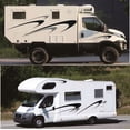 thumbnail image 2 of Black + Gray Stickers Body Side Vinyl Graphics Decals Kit for Camper RV Trailer, 2 of 5