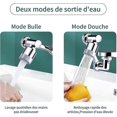 thumbnail image 2 of 1080 Degree Swivel Faucet Aerator, Rotating Faucet Nozzle, Aerator Splash Filter Faucet, 2 Modes Adjustable Extension Faucet Filter Sprayer for Kitche, 2 of 4