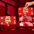 thumbnail image 1 of CAIROYAR GHYJPAJK Sobres rojos plegables Hong Bao de Año Nuevo chino, bolsillos rojos de la suerte, sobres rojos de regalo Hong Bao con bolsillos rojos chinos, sobres de dinero de la suerte, 1 of 7