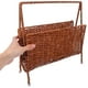 thumbnail image 5 of unbranded Revistero De Tejido Imitación Rattan Marrón Estético Para Almacenaje Y, 5 of 6