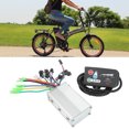 thumbnail image 3 of Motor Brushless Controller, 48v 250w 350w Electric Bicycle Brushless Controller Kit With Led Display Panel Scooter Motor Speed Controller With Screen Bracket For 22.5mm Diameter, 3 of 8