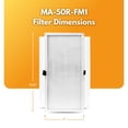 thumbnail image 2 of Filter-Monster HEPA Filter Bundle Compatible with Medify MA-50 Air Purifier, 1 Filter Box- 4 HEPA Filters Total, 2 of 7