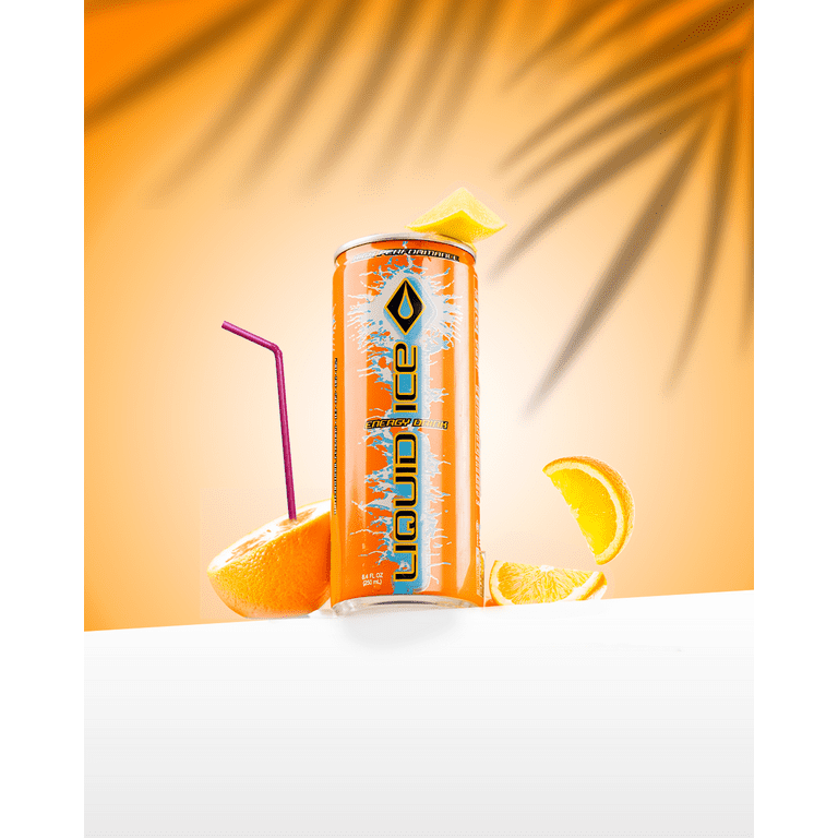 Liquid Ice, Energy Drink, 8.4 Fl Oz, Pack of 24, Citrus Pop