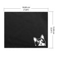 thumbnail image 2 of WIRESTER Set of 3pcs 7.09 x 5.91 inches Microfiber Cleaning Cloth Soft For Camera Len Screen Eyeglass Sunglasses - Tuxedo Cat, 2 of 7