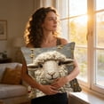 thumbnail image 5 of Euaioeiu Cute Animal Pillow Cover Llama Fox Squirrel Embroidery Style Decorative Throw Cushion Cover Soft Accent Pillow for Living Room Sofa Bedroom Decor, 5 of 6