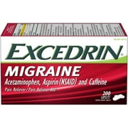 Migraine Medicine Caplets for Migraine Headache Relief, 200 Count