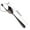 Black, variant on Dvruxg Soup Spoon, Stainless Steel Table Spoon, Round Dessert Spoons, Dinner Spoon for Cereal, Porridge, Yogurt, Dishwasher Safe