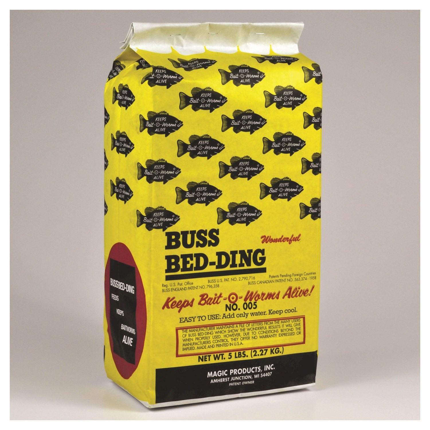 Magic Products Buss Worm Bedding, 5Pound