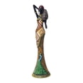 thumbnail image 2 of Escultura de mujer africana, estatua de mujer, creativa, hecha a mano, para oficina, estantería de libros, TV. Estilo C, 2 of 8